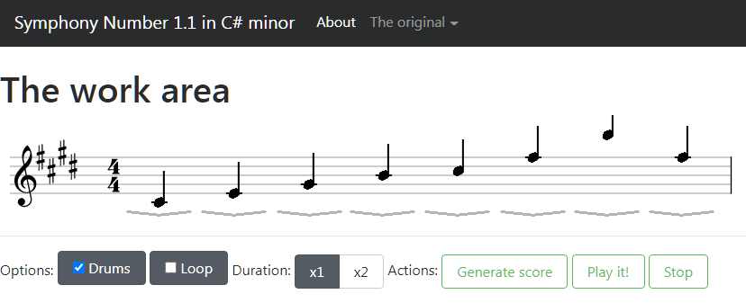 Symphony 1.1 in action